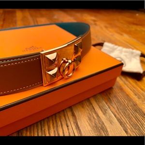 HERMÈS Reversible Collier de Chien Belt Kit
